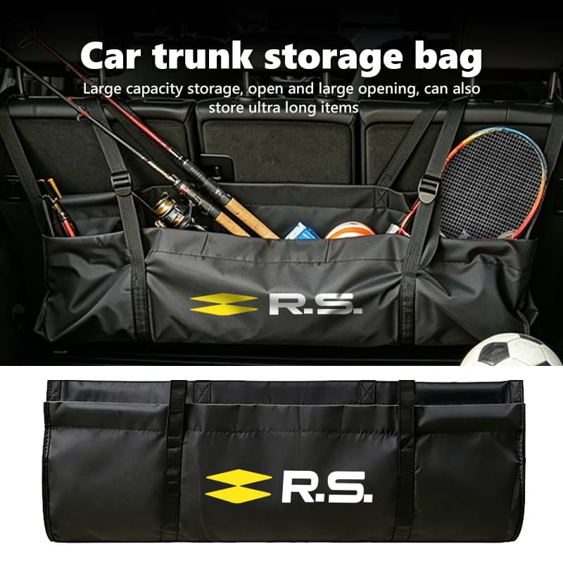 Universal Car Trunk Organizer Oxford Cloth Hanging Storage Bag For Renault Clio Koleos Megane Espace RS Kadjar ZOE