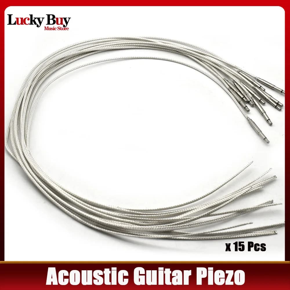 Cavo sintonizzatore pickup piezoelettrico sotto sella per chitarra ukulele di fascia alta da 15 pezzi per parti EQ