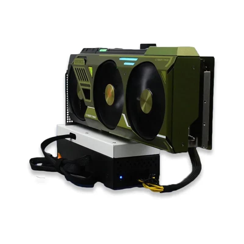 Docking station per grafica esterna M.2 NVME a Oculink Alimentatore da 8 pin 64 Gbps Gen4 550 W per supporto per scheda grafica per notebook PC