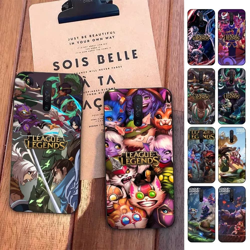 League Of Legends Game Phone Case For Redmi 5 6 7 8 9 10 Plus Pro 6 7 8 9 A GO K20 K30 K40 Pro Plus F3 Fundas