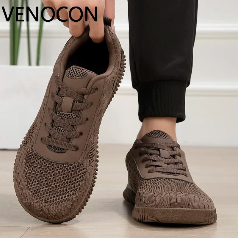 Scarpe VENOCON Barefoot Minimaliste da uomo e donna, con punta extra larga, zero drop, tomaia in tessuto traspirante.
