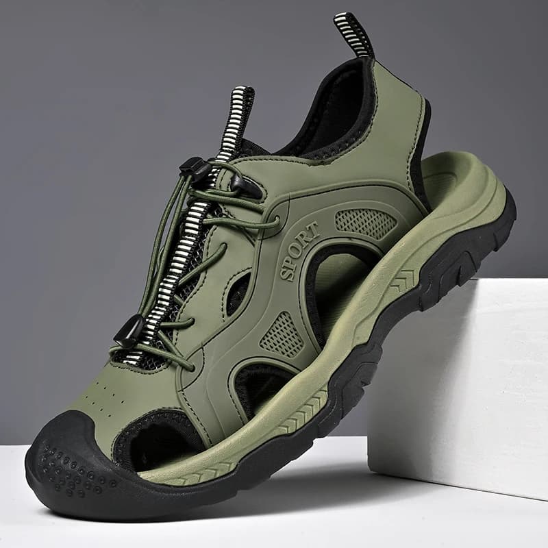 Sneakers Classic Style Vintage, New Shoes Casual Summer for Men, Flat Sandals, Beach slippers Resistant to wear, Big size 45