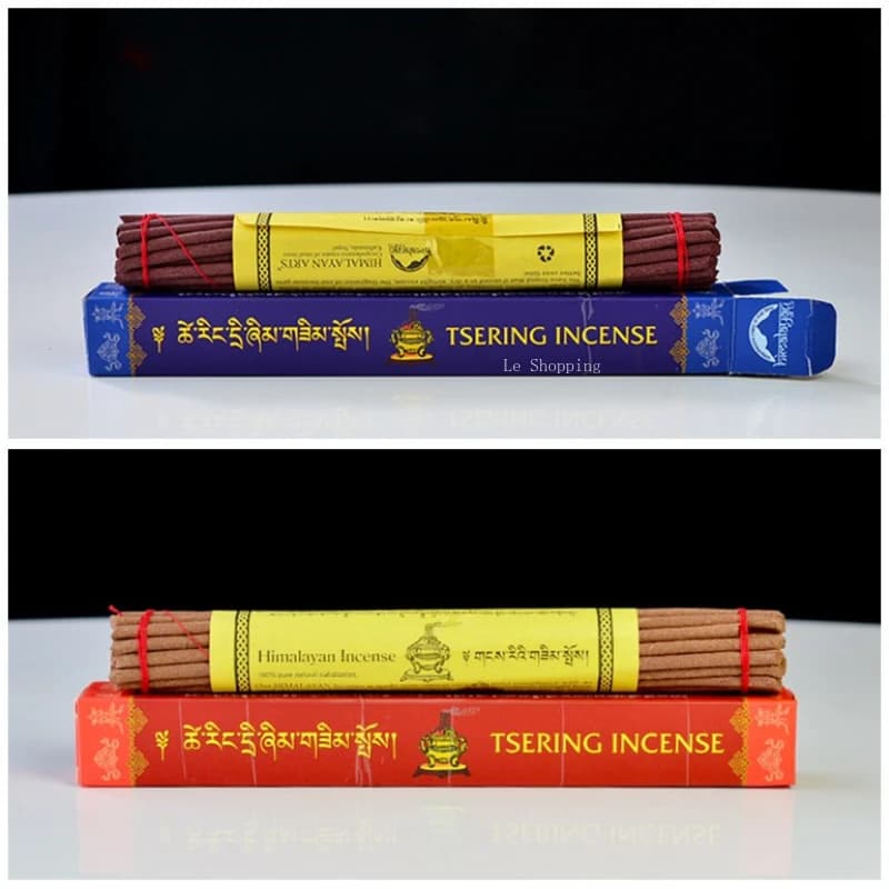 Naturale fatto a mano Pianta Stick Incenso Nepal Himalaya Tsering Incenso tibetano Culto domestico Buddha per purificare l'aria Joss Stick