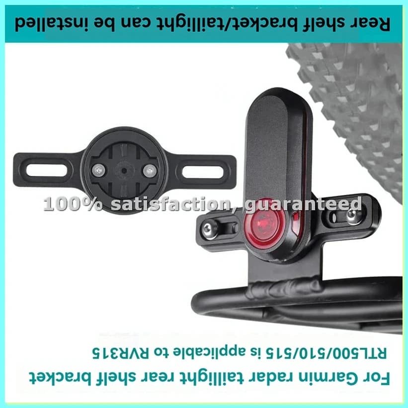 Supporto per Luce Posteriore Bici, Staffa per Lampada da Bicicletta, Supporto per Lampada Bici per Varia Radar-ANKL