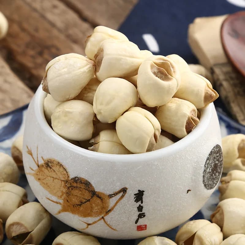High Quality Lily Lotus Soup Model Nuts Traditional Snack Fake Seeds ASMR Video Props Slime Accessories PVC Simulated Food DIY