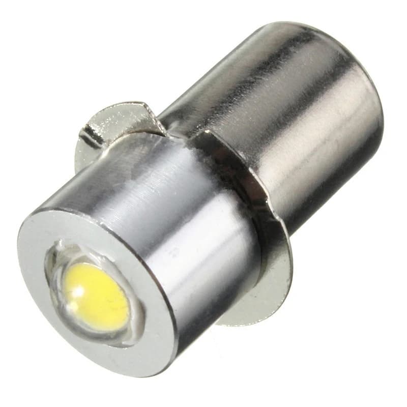 Lampadina per torcia a LED per interni bici torcia spot lampadina ad alta luminosità P13.5S PR2 1W 90 lumen caldo/bianco DC3-18V/DC18V