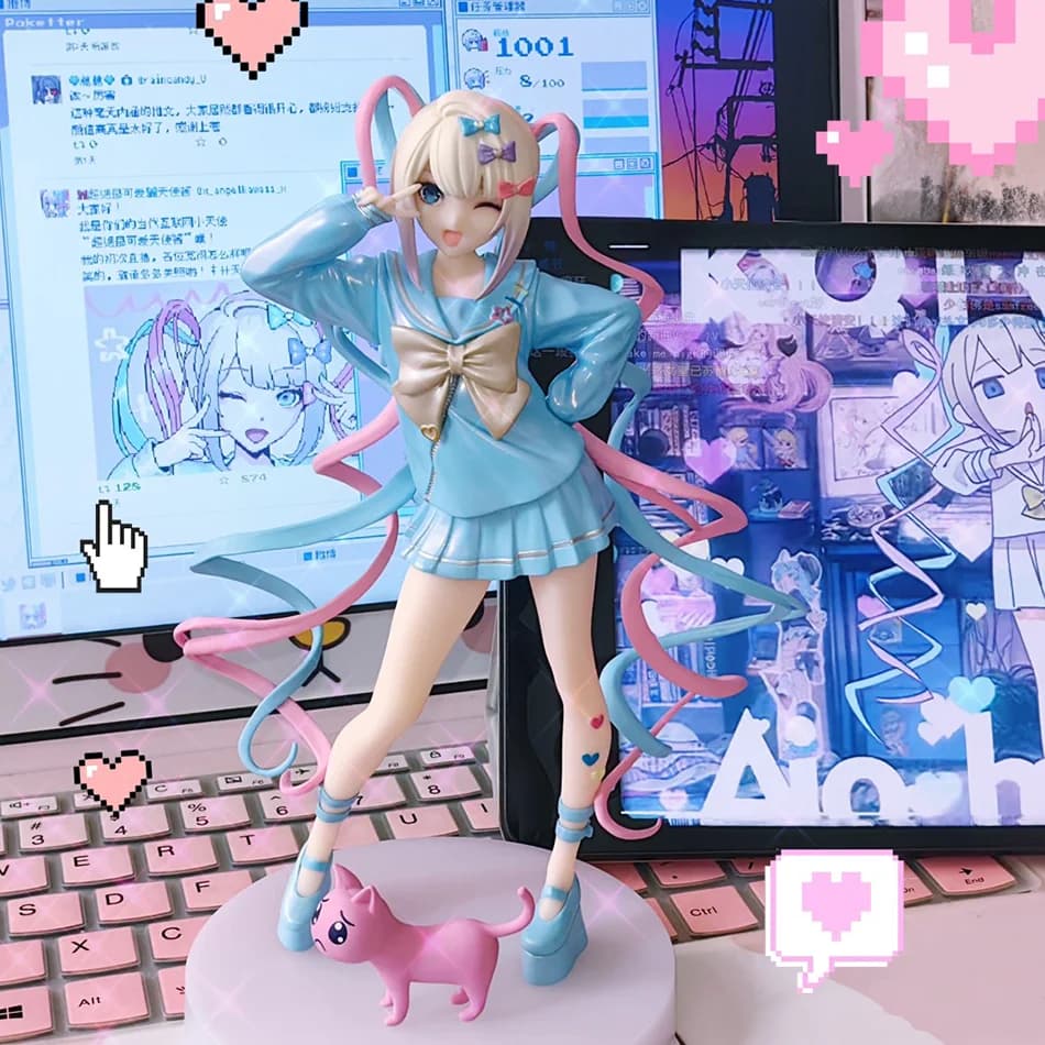 Nuova Figurina Anime Needy Girl Overdose, Action Figure Pop Up Parade KAngel, Modellino da Collezione in PVC, Ornamenti e Giocattoli
