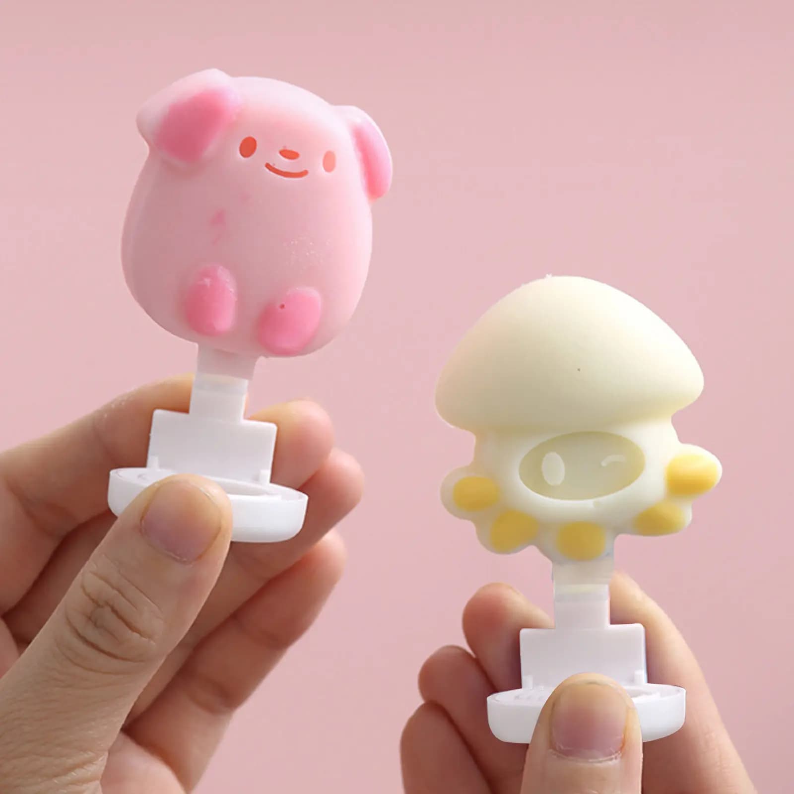 Stampo in Silicone per Gelato Fai-da-Te, Riutilizzabile, Materiale Plastico Sicuro per Gelati e Ghiaccioli Fatti in Casa, Delizie Estive
