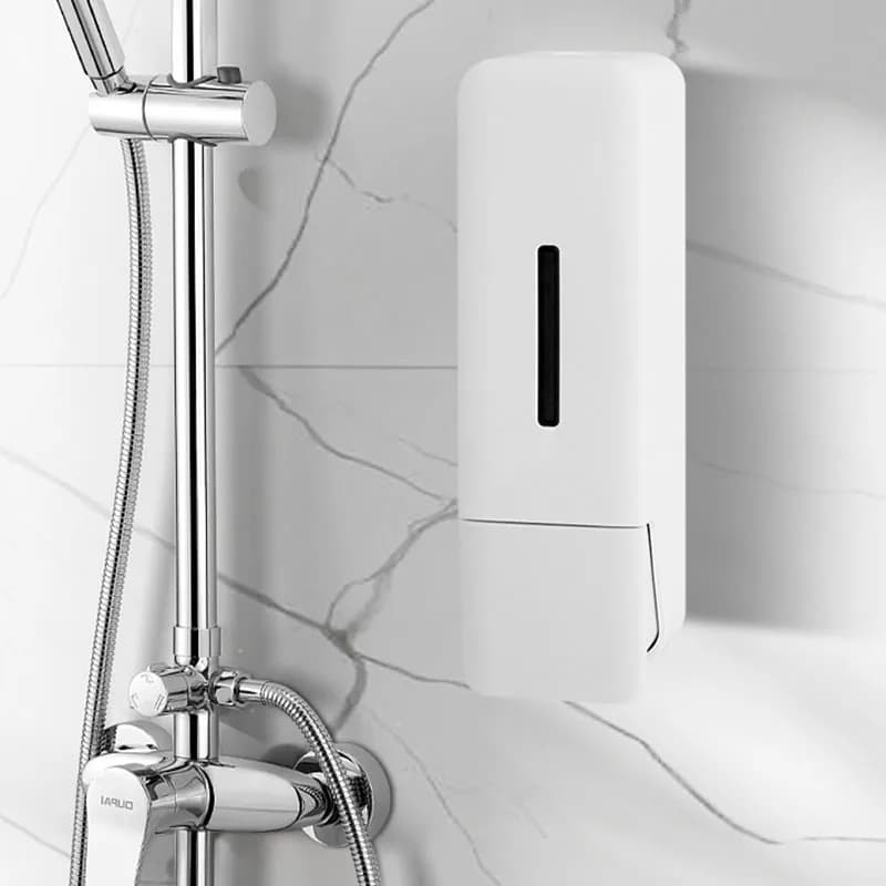 Dispenser per shampoo per sapone da cucina Dispenser per shampoo per sapone in spugna trasparente piccolo da parete Distribu Savon Liquide Articoli per il bagno