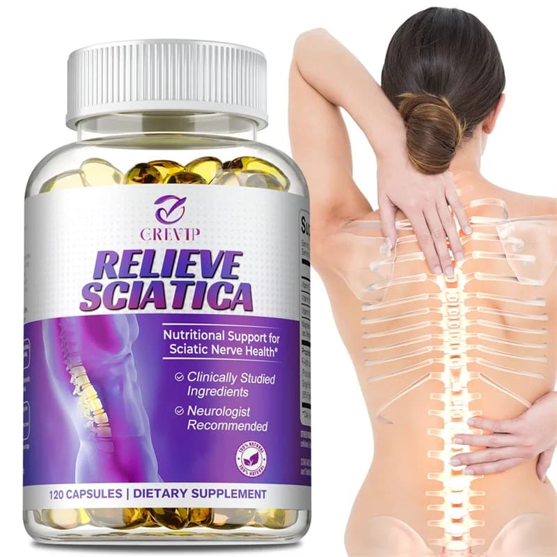Shatic nerve supplement - Reduces bone pain, improves circulation, promotes the comfort of the sciatic nerve, reduces nerve pain and promotes joint health