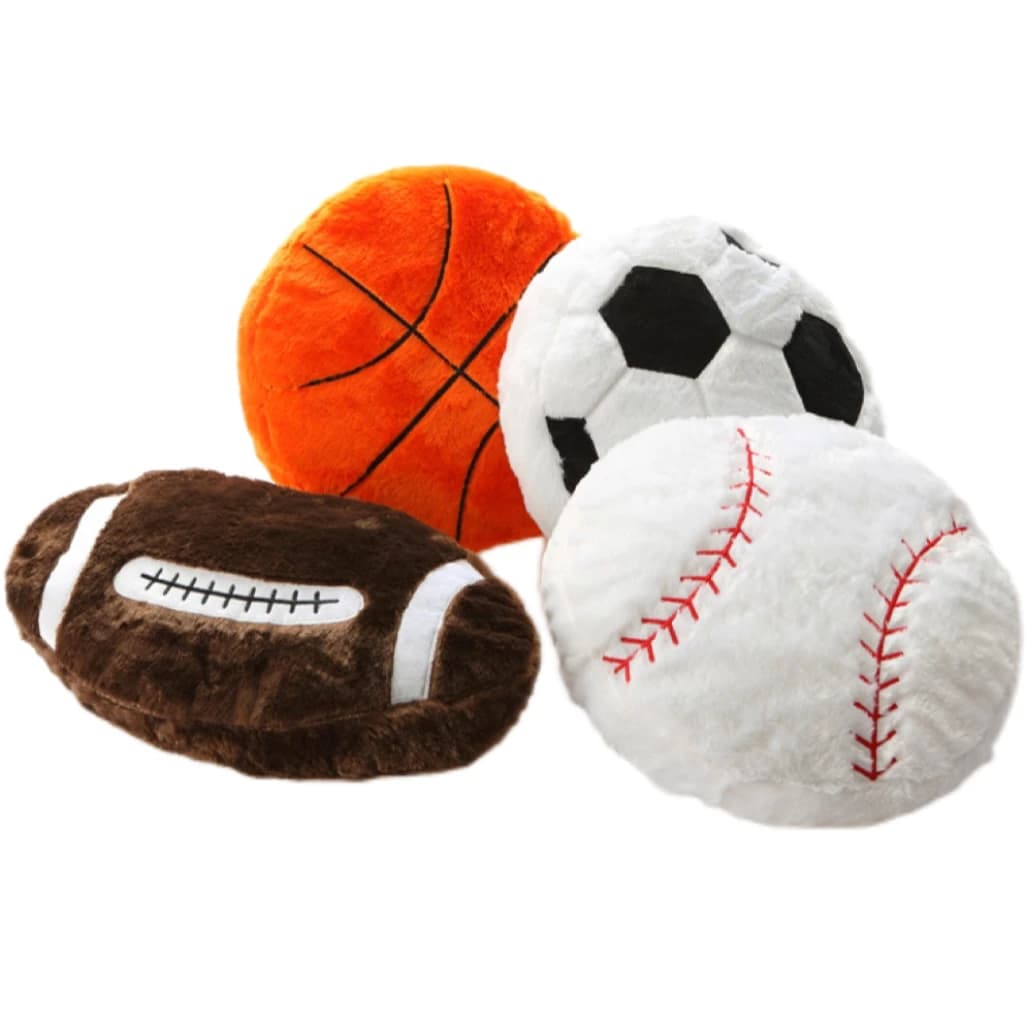 35/45cm basketball plush real life ball pillow auto home football Baseball Rugby doll creative decoration interior gift