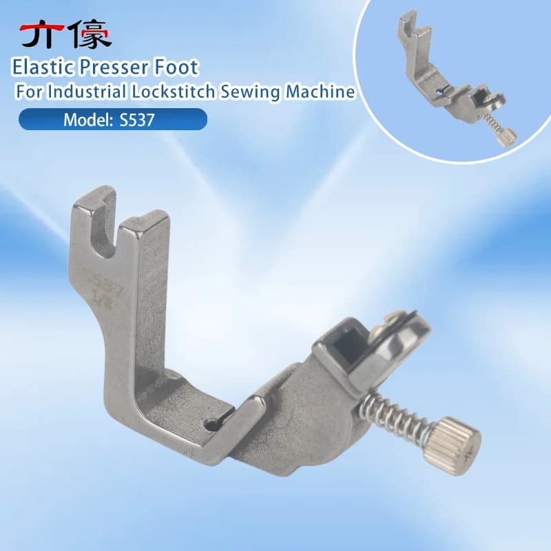 S537 Elastic Presser Foot Shoulder Belt Feet Pull Rubber Bar for Industrial Lockstitch Sewing Machine Accessories 1/8 3/16 1/4