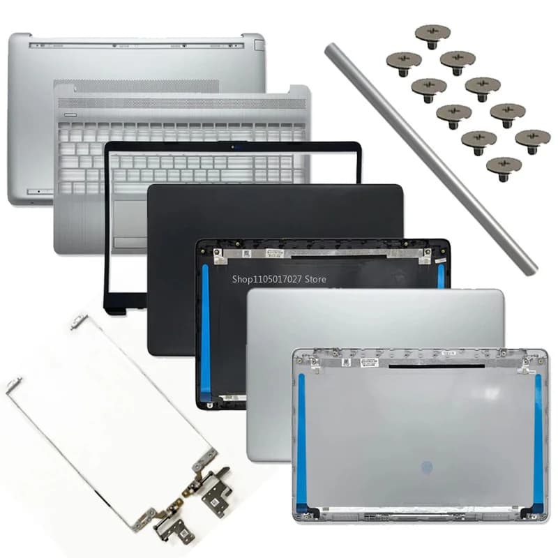 Per HP 15-DW 15S-DU 15S-DR 15S-DY 250 G8 255 G8 TPN-C139 LCD Del Computer Portatile Della Copertura Posteriore/Lunetta Anteriore/Cerniera/Palmrest/Bottom Case L52007-001