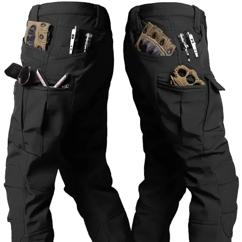 Pantaloni e Giacche Cargo Tattici da Uomo 2026 Impermeabili in Pile per Arrampicata, Sci, Trekking, Pesca, Campeggio ed Escursionismo