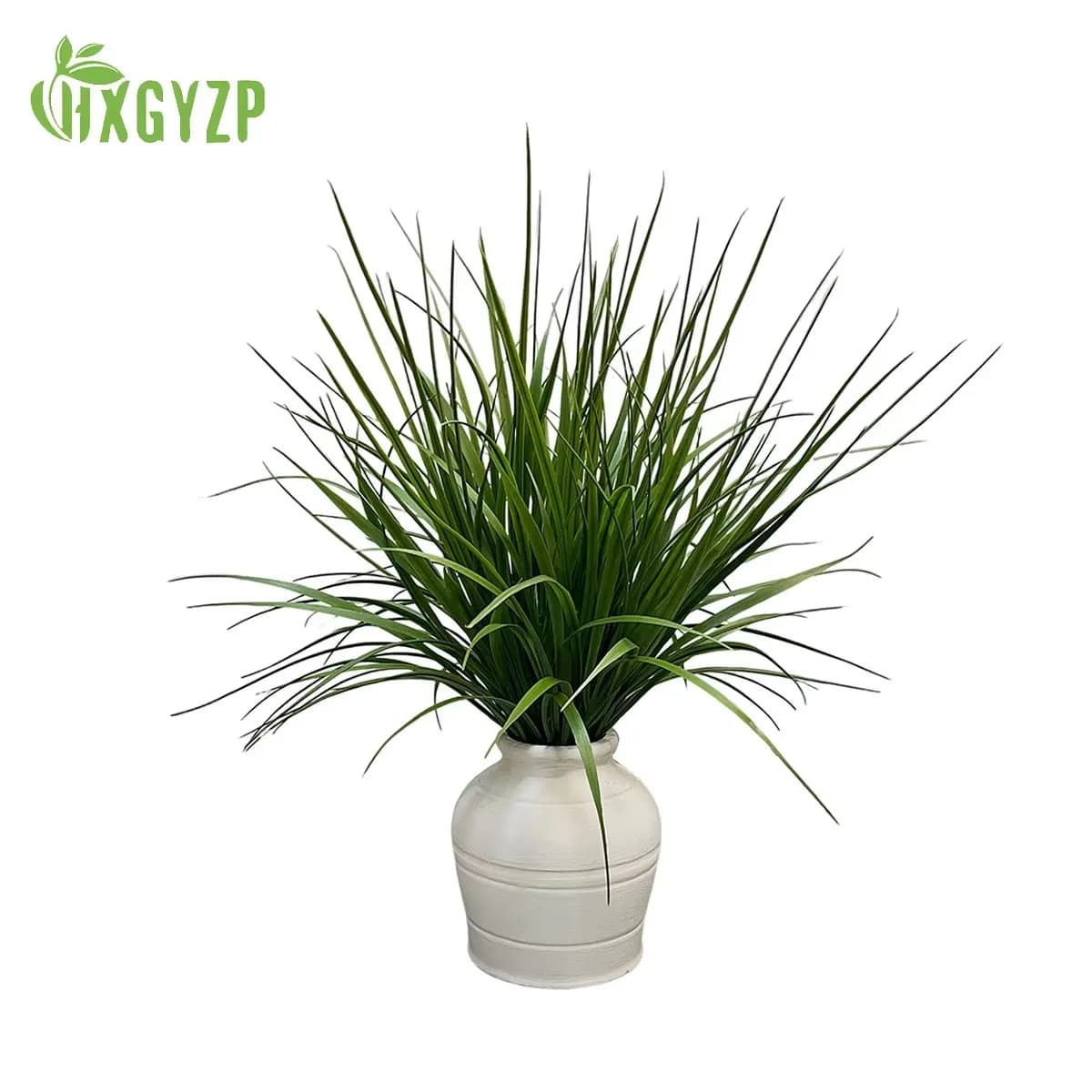 HXGYZP Artificial Grass in Vase Home Decoration Faux plants Green grass with pots Interior table bonsai plant for office