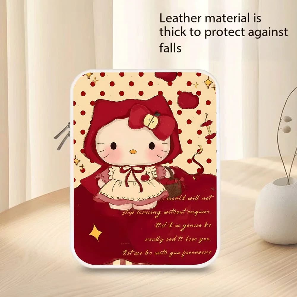 Custodia per Laptop in PU da 10, 12, 13, 14, 15 Pollici con Personaggi Cartoon (Cinnamon, Hello Kitty, Kuromi) - Borsa per Tablet e Laptop per MacBook - Regalo di Natale