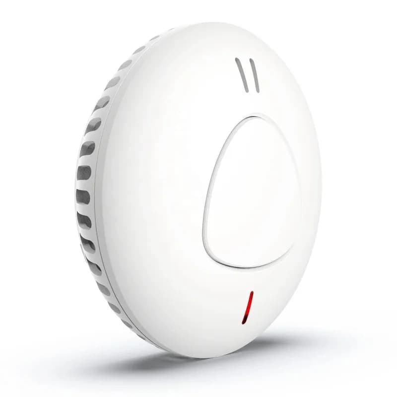 Smart home security alarm system interconnection smoke detector
