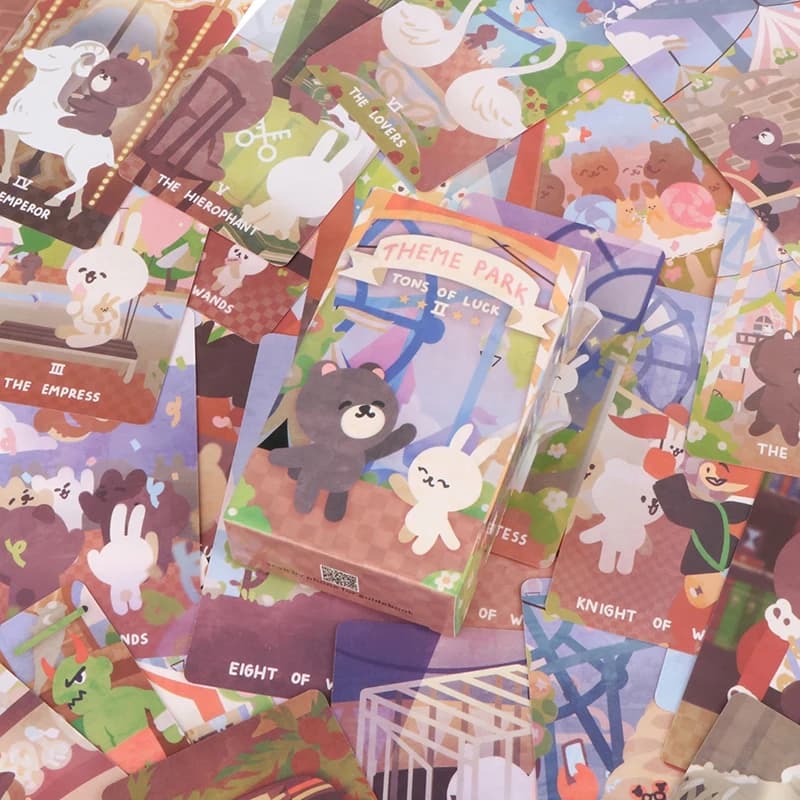 Parco tematico Tarocchi Carta Profezia Divinazione Mazzo Festa in famiglia Gioco da tavolo Fate Card Gioco di predizione della fortuna