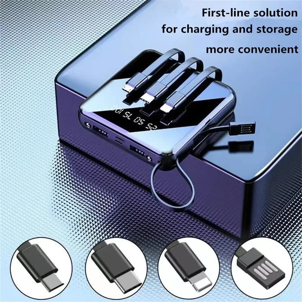 Nuovo mini caricatore portatile da 15000 mAh per banca di potere esterna con caricatore per torcia elettrica batteria esterna mobile universale power bank