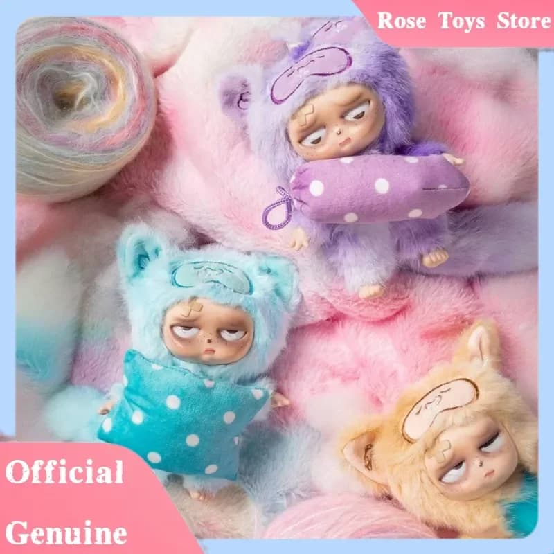 Genuino V2 Sleep Grumpipi Serie Cieco Scatola Giocattolo Vinile Viso Bambola Sonno Grumpipi Ciondolo Decor Macaron Colore Borsa Collezione Regalo