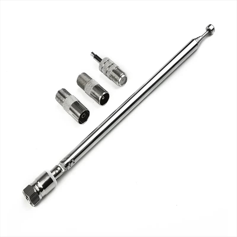 Adattatore antenna radio FM telescopico DAB Ricevitore AV HiFi Mini sistema Antenna Lunghezza antenna Connettore F-maschio Accessorio radio