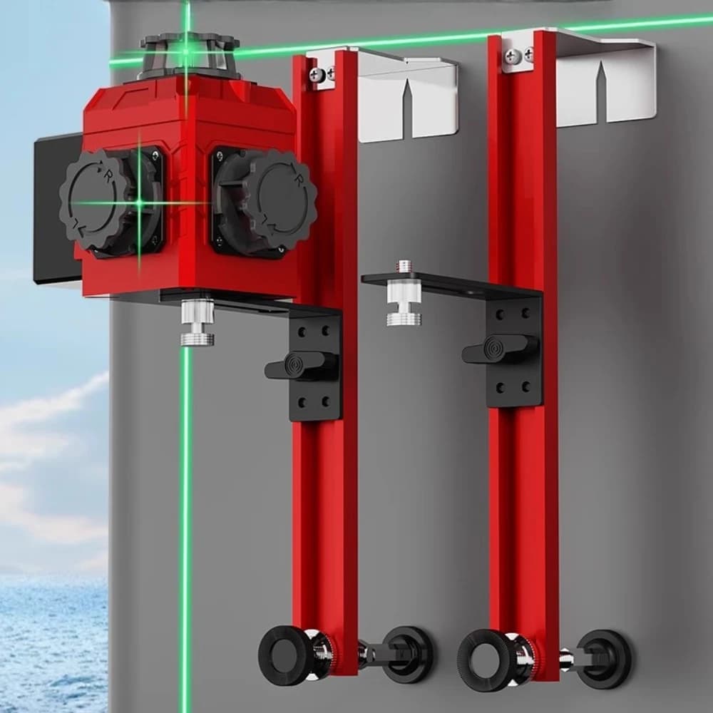 Staffa universale per montaggio a parete con livello laser Staffa laser multifunzionale regolabile per staffa di supporto per livellamento laser rotante