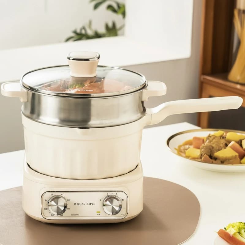 Electric cooking pot for home use, multifunctional small split-style electric hot pot, electric frying pan