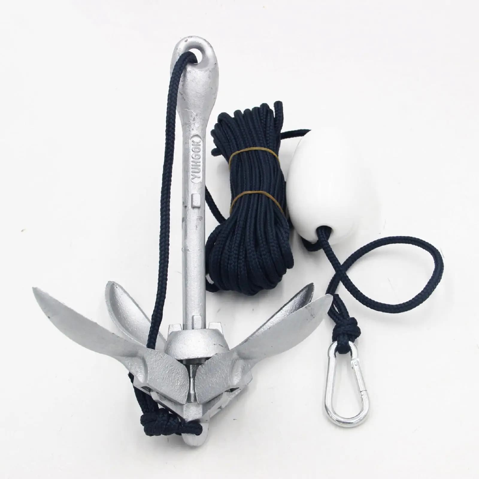 3.5lb Boat Anchor Folding Grapnel Anchor Kit for Kayaks, Canoes, Jet Skis, SUP Paddle Boards