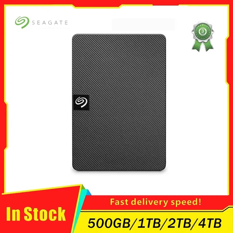 2.5 Inch Ultra Thin Portable Expansion HDD USB3.0 High Speed 1TB 2TB External Drive For Data Backup Storage For Seagate