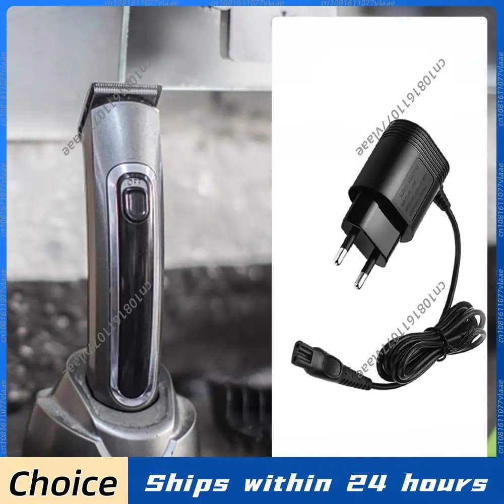 Cavo di Ricarica USB 15V 5.4W per Rasoio Elettrico Philips HQ8505/6070/6075/6095 con Adattatore di Alimentazione EU