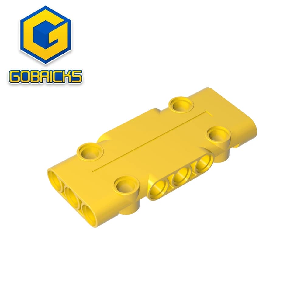 Blocchi di costruzione assembla il pannello tecnico Gobricks GDS-2047 3 x 7 x 1 compatibile con i giocattoli per bambini LEGO 71709