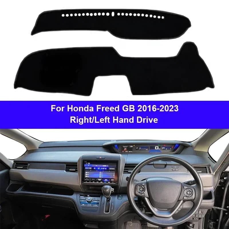 Copertura del cruscotto dell'automobile pad antiscivolo per Honda Freed GB 2016 - 2023 Tappeto protettivo 2022 Auto Dash Zerbino Parasole Pad Anti-UV Cuscino