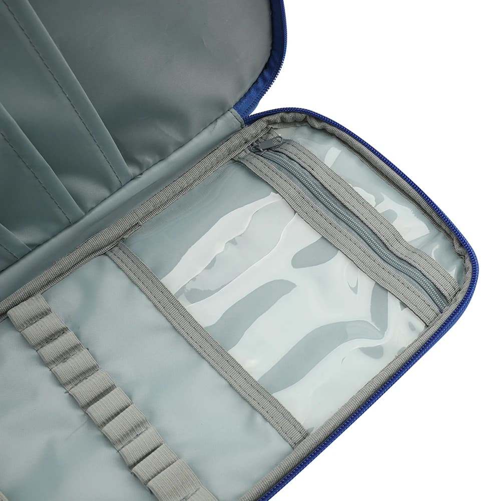 Borsa portaoggetti fatta a mano per uncinetti e ferri da maglia, organizer per accessori da cucito e filati, per il fai da te e l'uso domestico