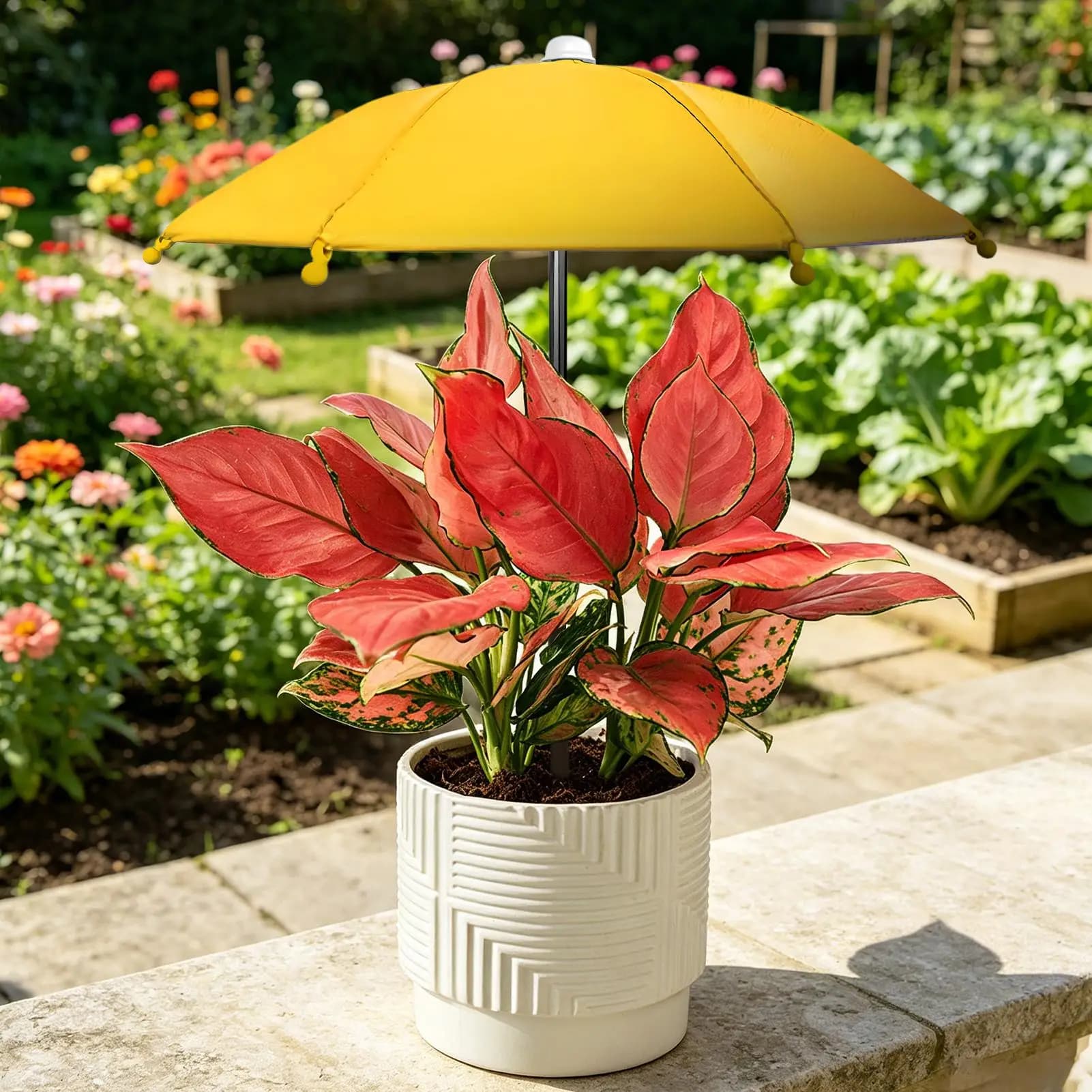 Plant Umbrella Multifunctional Fishing Sun Umbrella Foldable Canopy Cover Garden Sun Shade Covers For Patio Balcony Outdoor
