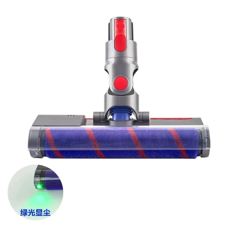 Spazzola per Dyson V10 V8 V7 V11 V15 Aspirapolvere a trasmissione diretta Spazzola turbo con sgancio rapido per la pulizia dei tappeti
