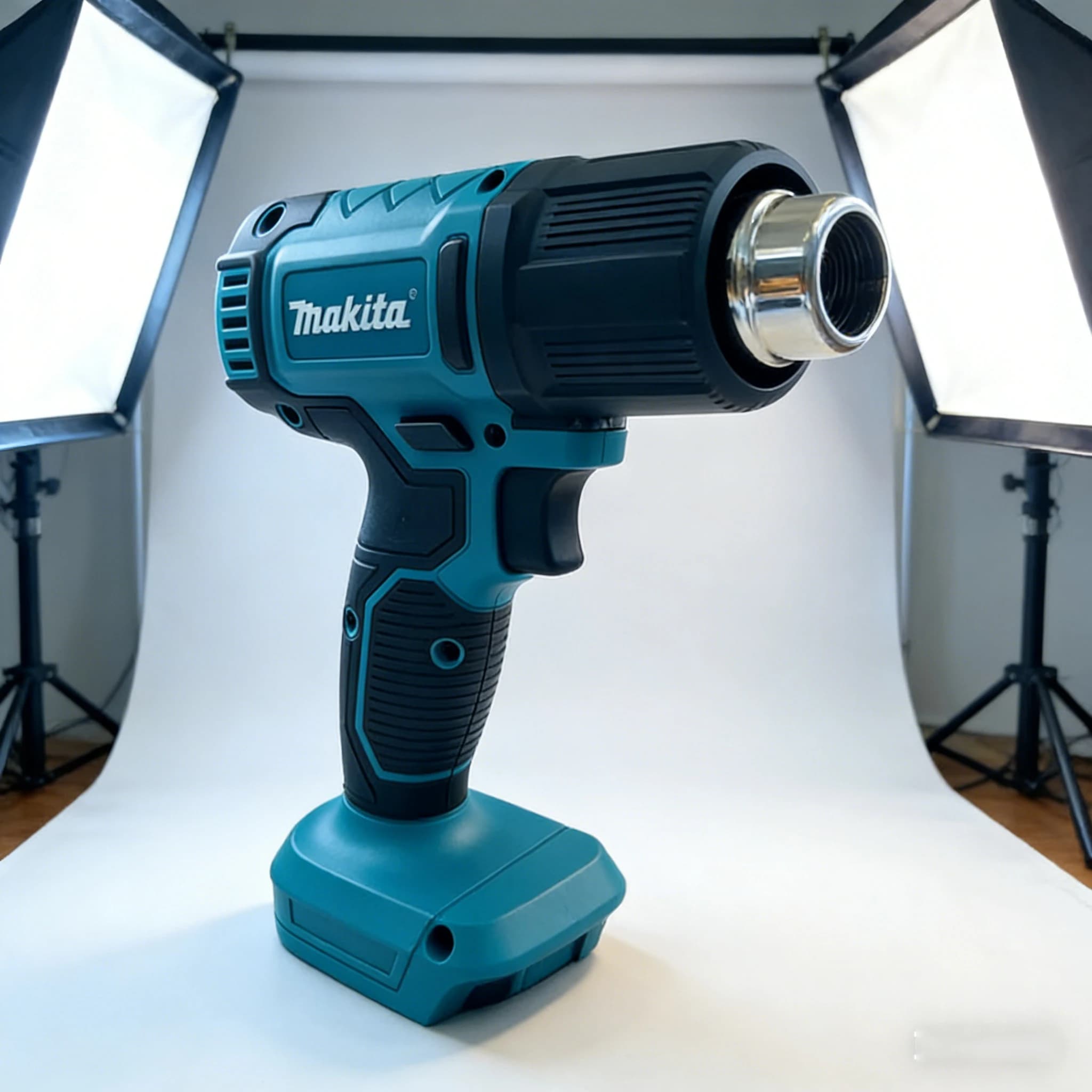 Pistola Termica a Batteria Makita 18V Li-ion, Strumento Elettrico per Termoretrazione, Asciugacapelli, Saldatura e Soffiatore Termico