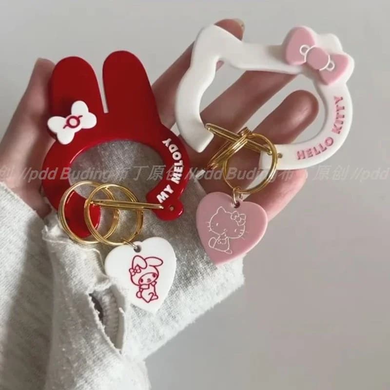 New Keyring Cartoon Kawaii My Melody Hello Kitty, Pendant for Cars and Backpack, Jewelry, Gifts for Holidays