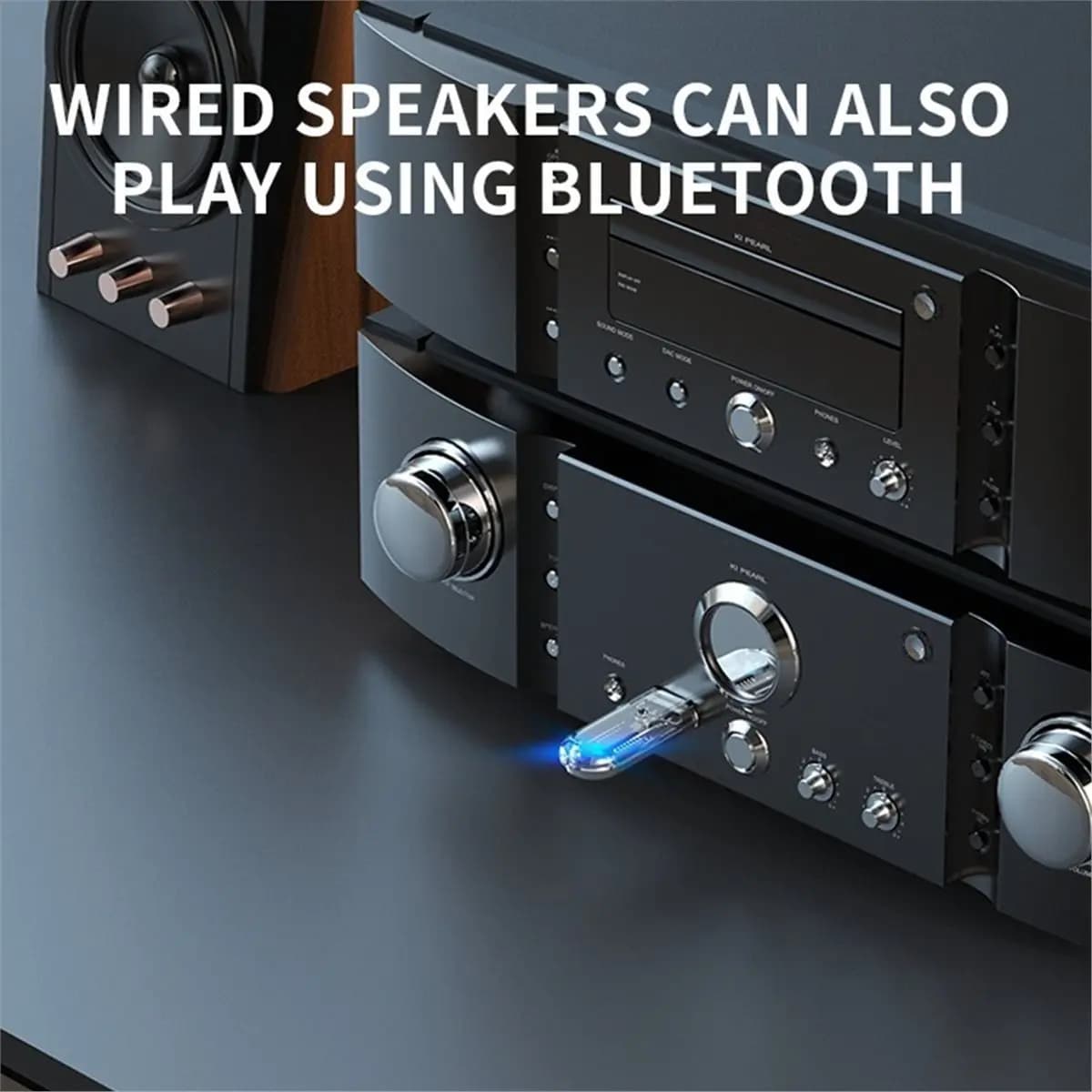 Sells well Bluetooth USB Receiver Adapter Portable Noiseless with Strong Signal for Car and Speaker Connectivity