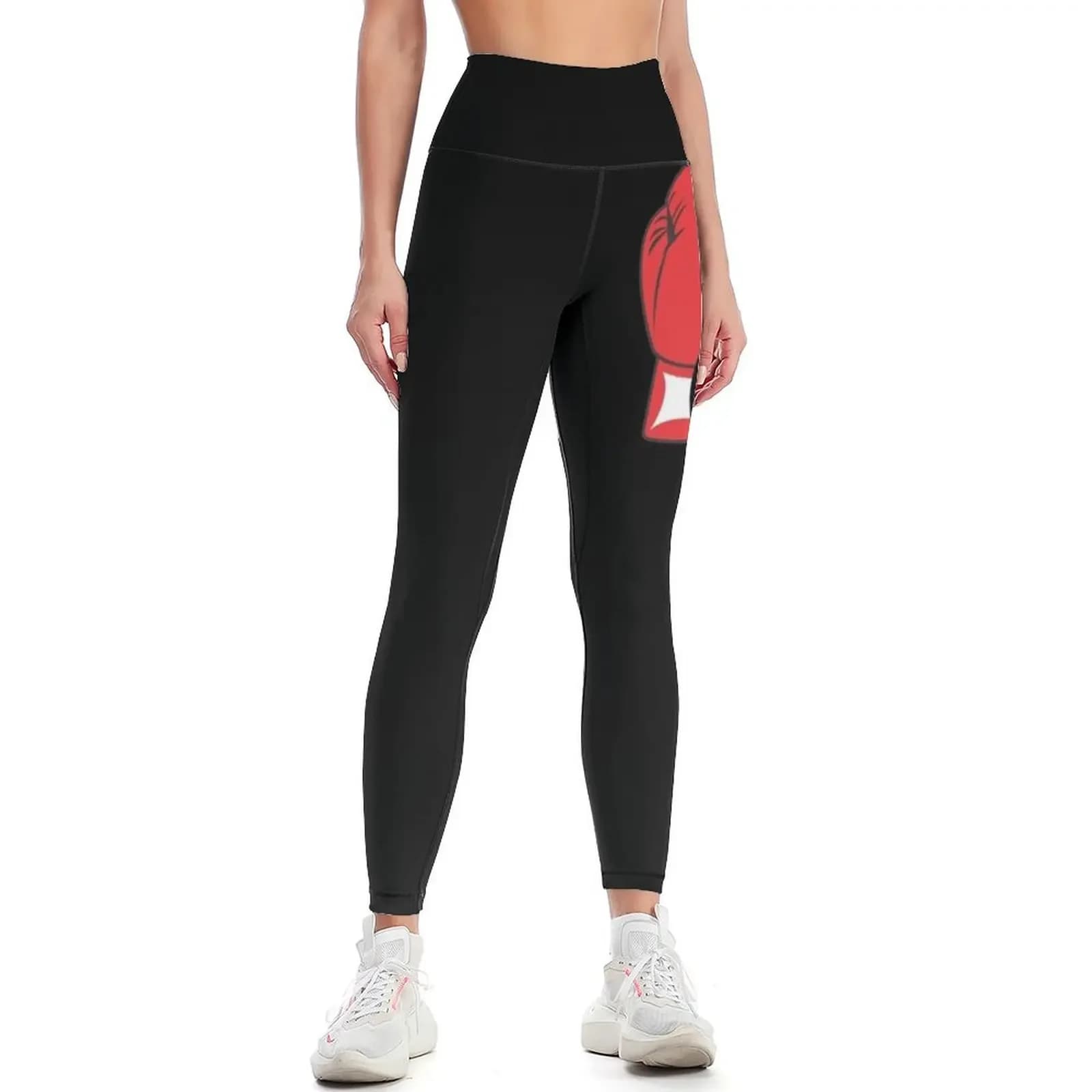Heels Off Gloves On Boxing T-shirt for her, women's sports leggings, gym pants, leggings push up, women's leggings