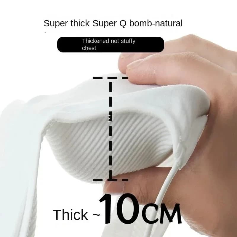 2025 New 10cm Extreme Push Up Bra for Flat Chest Wireless Ultra Thick Padded Bralette Seamless Closed Cup Small Breast Lingerie