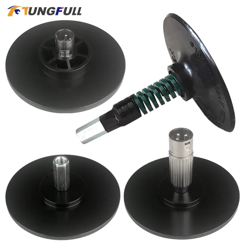 3XLR Nero Ventosa M6 M8 M10 Connettore Adattatore Ventosa per Attuatore Lineare Telescopico Accessori Parti 100mm/120mm