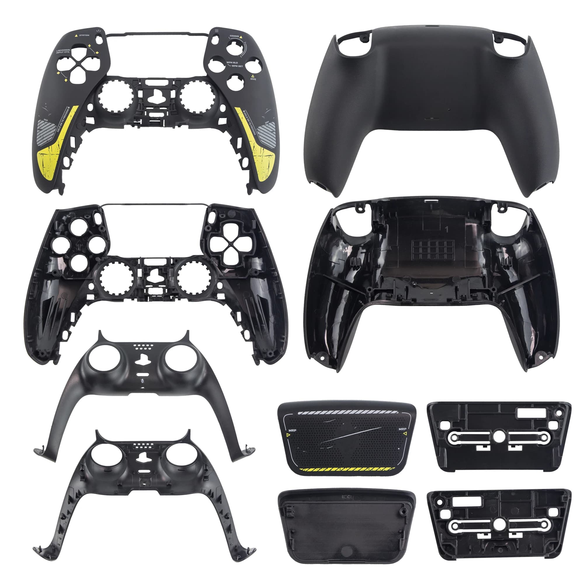 Guscio frontale di ricambio per controller PS5, cover per console PS5, accessori per controller di gioco, cover touchpad.
