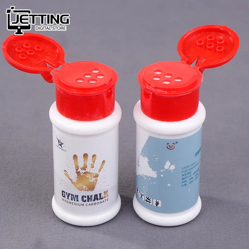 60ML Gesso da allenamento per le mani Assorbimento del sudore Impugnatura antiscivolo Sport Polvere di magnesio Fitness portatile Sollevamento Arrampicata Forniture