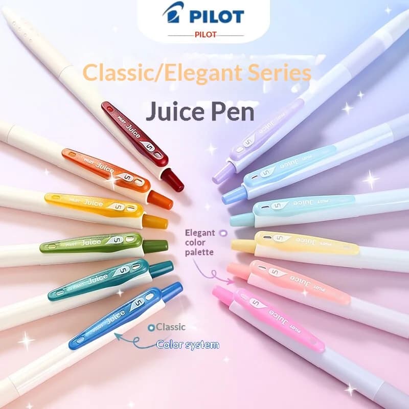 Penna Gel PILOT Juice Pen Classic Color, Edizione Limitata Elegante, 10EF, Inchiostro a Rapida Asciugatura e Anti-sbavatura, Penna a Colori per Evidenziare i Punti Chiave