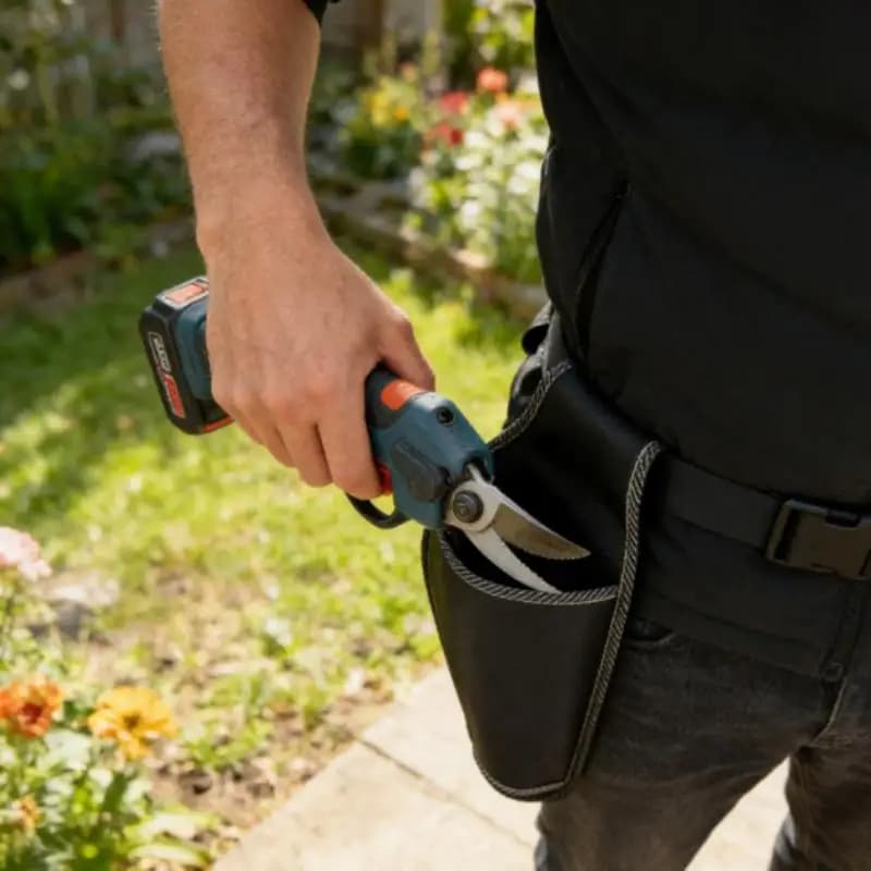 Garden Scissors Waist Bag Electric Pruning Scissors Sheath Pouch Portable Plant Shear Trimming Tools Pruner Tool Belt