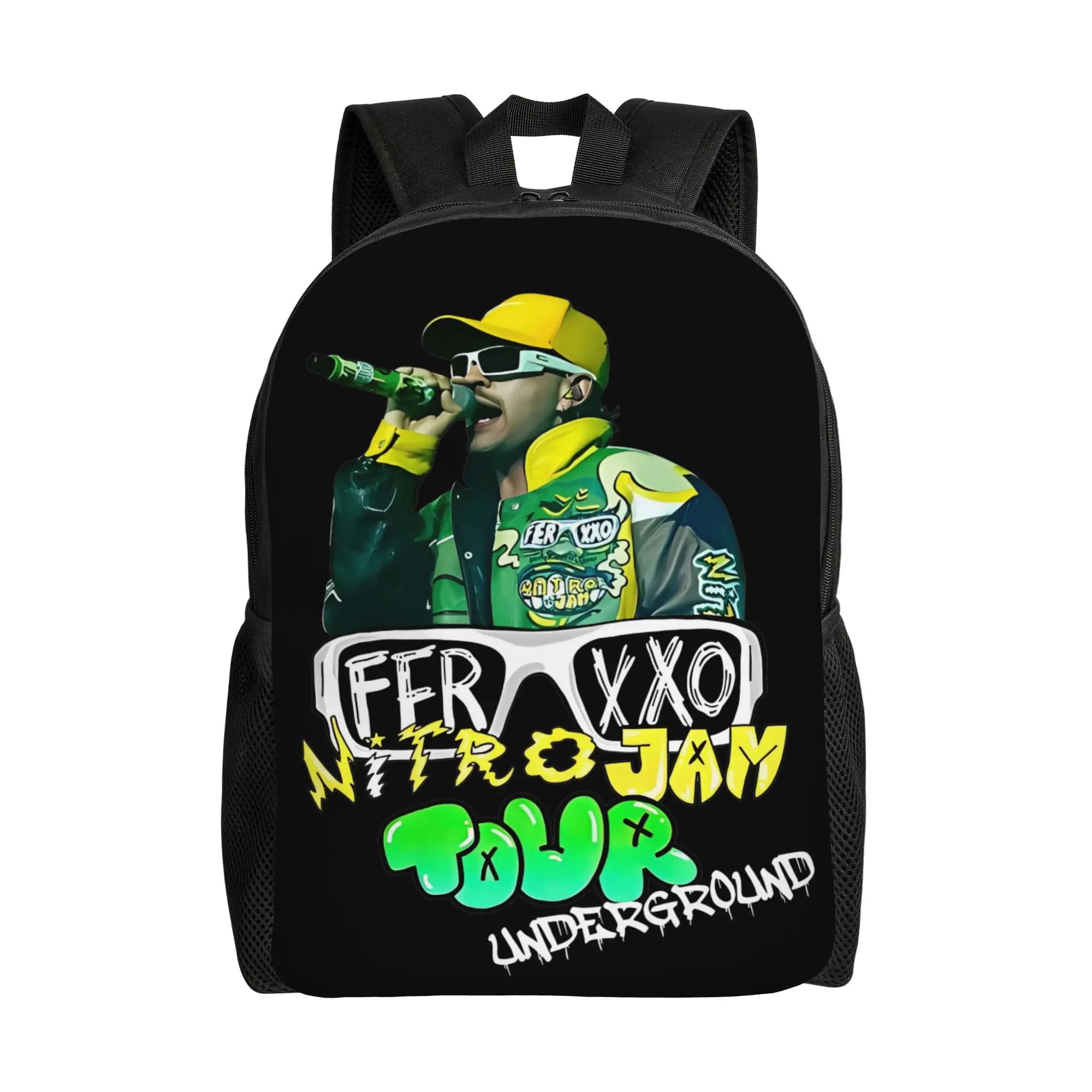 Zaino Casual Feid Ferxxo per Escursioni, Viaggi e Scuola, Borsa a Tracolla per Laptop Unisex