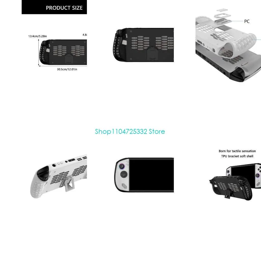 Custodia copertina protettiva con cavalletto per pelle gamepad shockproof