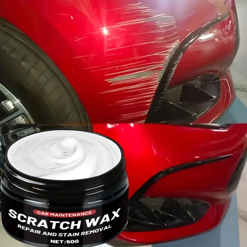 Riparazione e lucidatura rapida dei graffi - Crema per la rimozione dei graffi dell'auto con panno applicativo - Nessun risciacquo necessario, restauro della vernice facile da usare