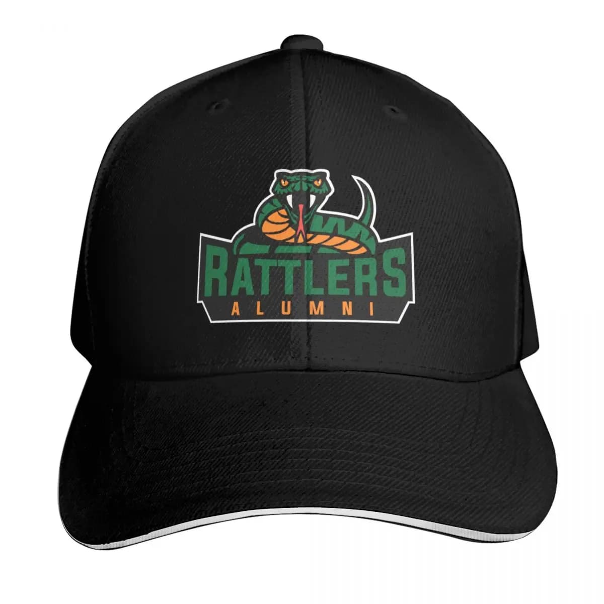 FAMU Florida Orange and Green A&M Pride Rattlers Alumni Baseball Cap Golf Wear New In Hat New In The Hat Man Women's