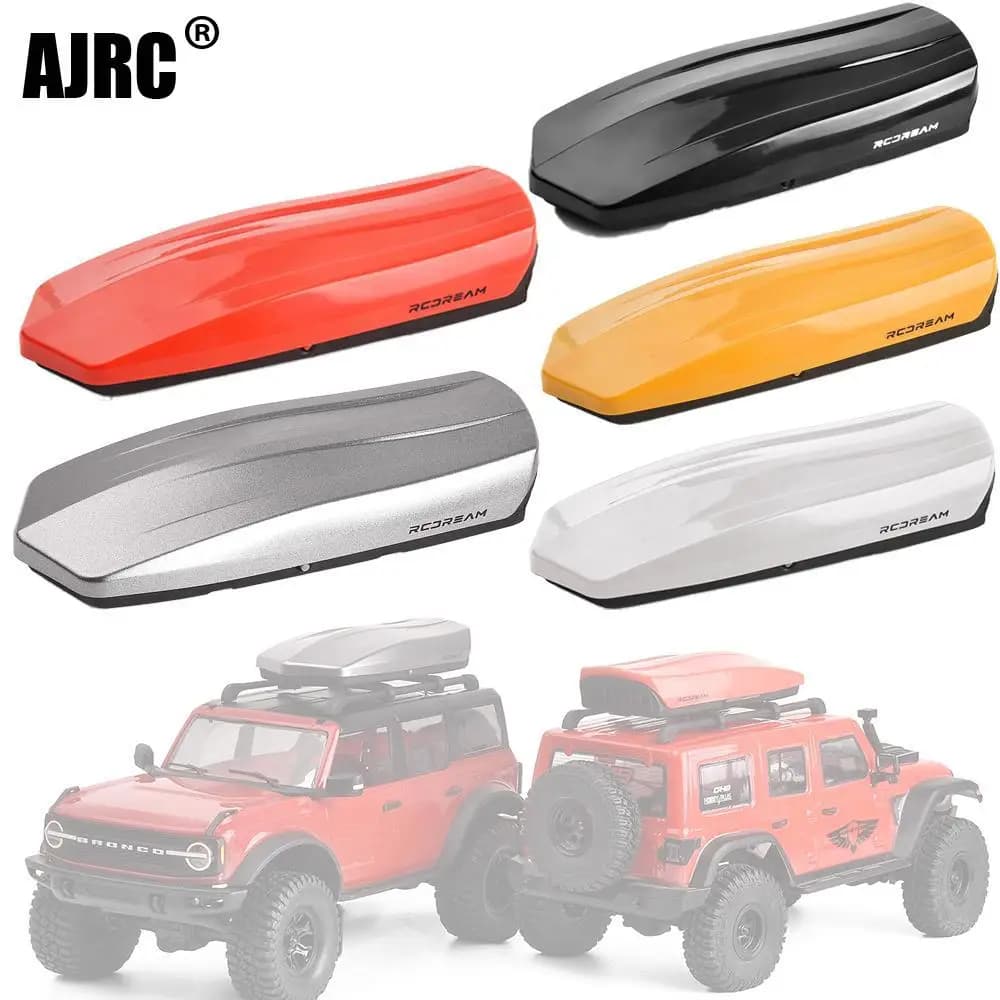 Roof Luggage Compartment/luggage Rack Car Shell Decoration Accessories For 1/18 Traxxas Trx4m 1/24 Axial Scx24 Rc Crawler Car